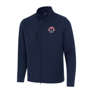 Men's Antigua Navy Washington Wizards Objection Double-Peached Full-Zip Jacket