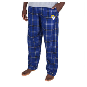 Men's Concepts Sport  Royal Los Angeles Rams Ultimate Plaid Flannel Pants