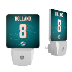 Keyscaper Jevon Holland Miami Dolphins  Nightlight 2-Pack
