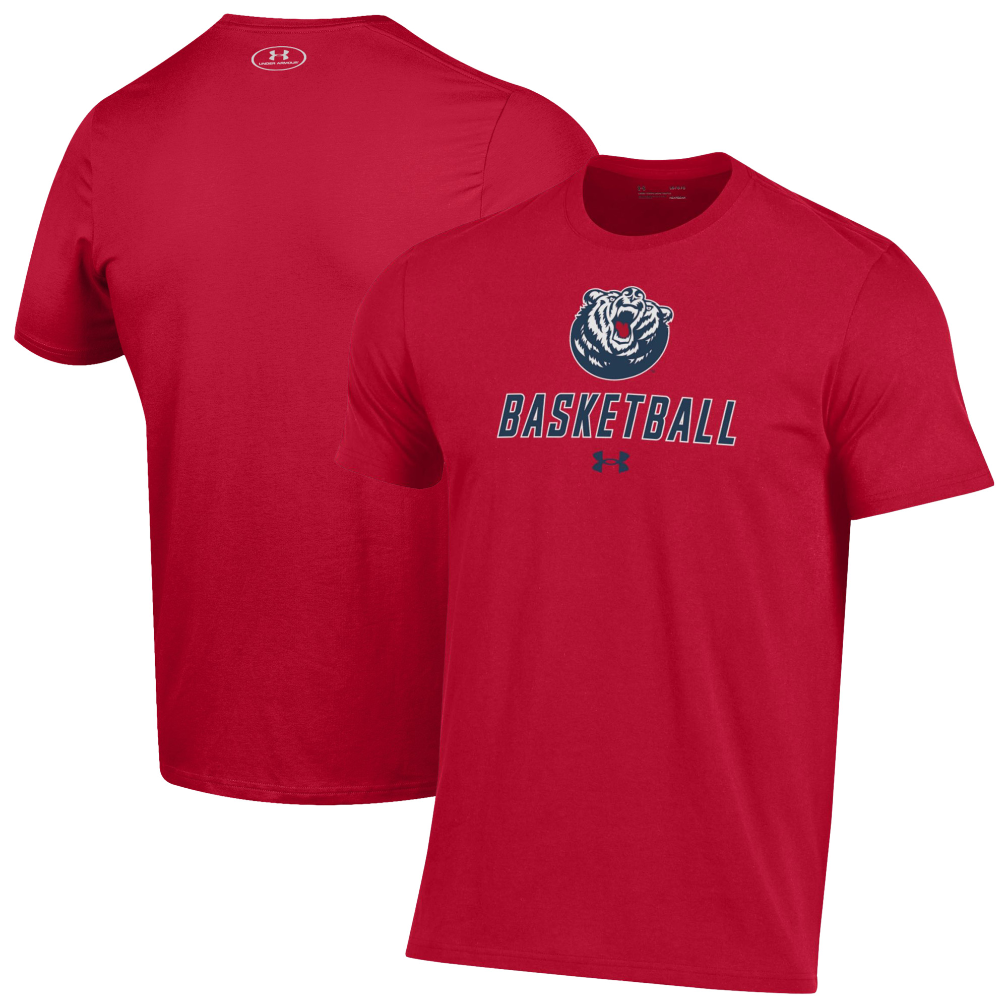 Men's Under Armour Red Belmont Bruins Basketball Performance T-Shirt