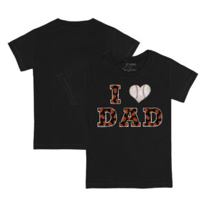 Youth Tiny Turnip Black San Francisco Giants I Love Dad T-Shirt