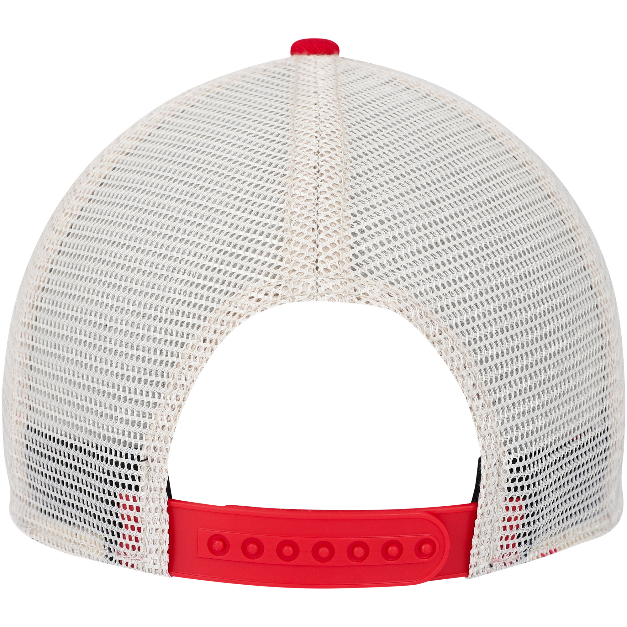 Men's American Needle Red/Cream Coca-Cola Valin Trucker Snapback Hat - Image 5