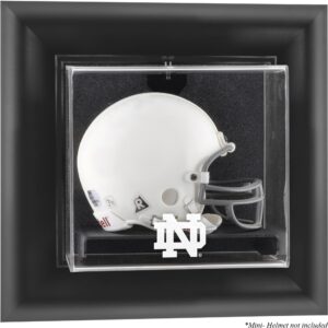 Notre Dame Fighting Irish Black Framed Wall-Mountable Mini Helmet Display Case