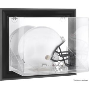 NFL Shield Black Framed Wall-Mountable Helmet Logo Display Case