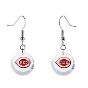 Cincinnati Reds Swarovski Pick Off Earrings