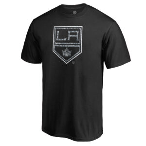 Men's Black Los Angeles Kings Static Logo T-Shirt