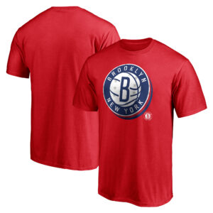Men's Red Brooklyn Nets Red White & Team T-Shirt