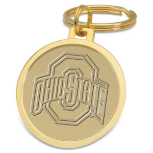 Gold Ohio State Buckeyes Splitwire Key Ring