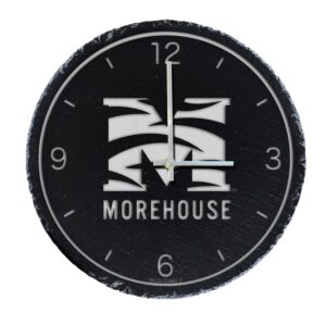 Gray Morehouse Maroon Tigers 12'' Slate Clock