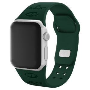 Green New York Jets Debossed Silicone Apple Watch Band