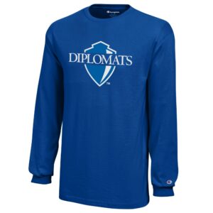 Youth Champion Blue Franklin & Marshall Diplomats Jersey Long Sleeve T-Shirt