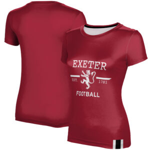 Women's Maroon Phillips Exeter Academy Big Red Football T-Shirt