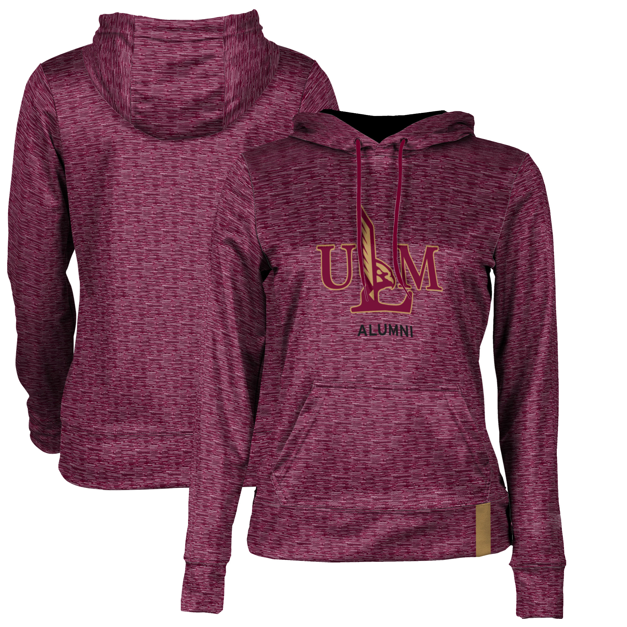 Women's Maroon ULM Warhawks Alumni Pullover Hoodie