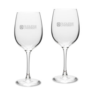 Duquesne Dukes 16oz. 2-Piece Traditional White Wine Glass Set