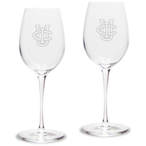UC Irvine Anteaters Team 12 oz. 2-Piece Luigi Bormioli Titanium White Wine Glass Set