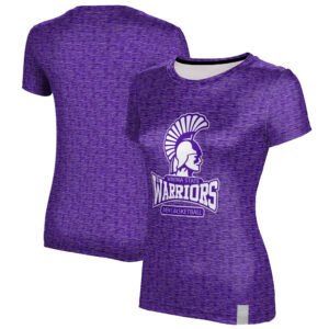 Women's ProSphere Purple Winona State Warriors Men's Basketball Logo T-Shirt