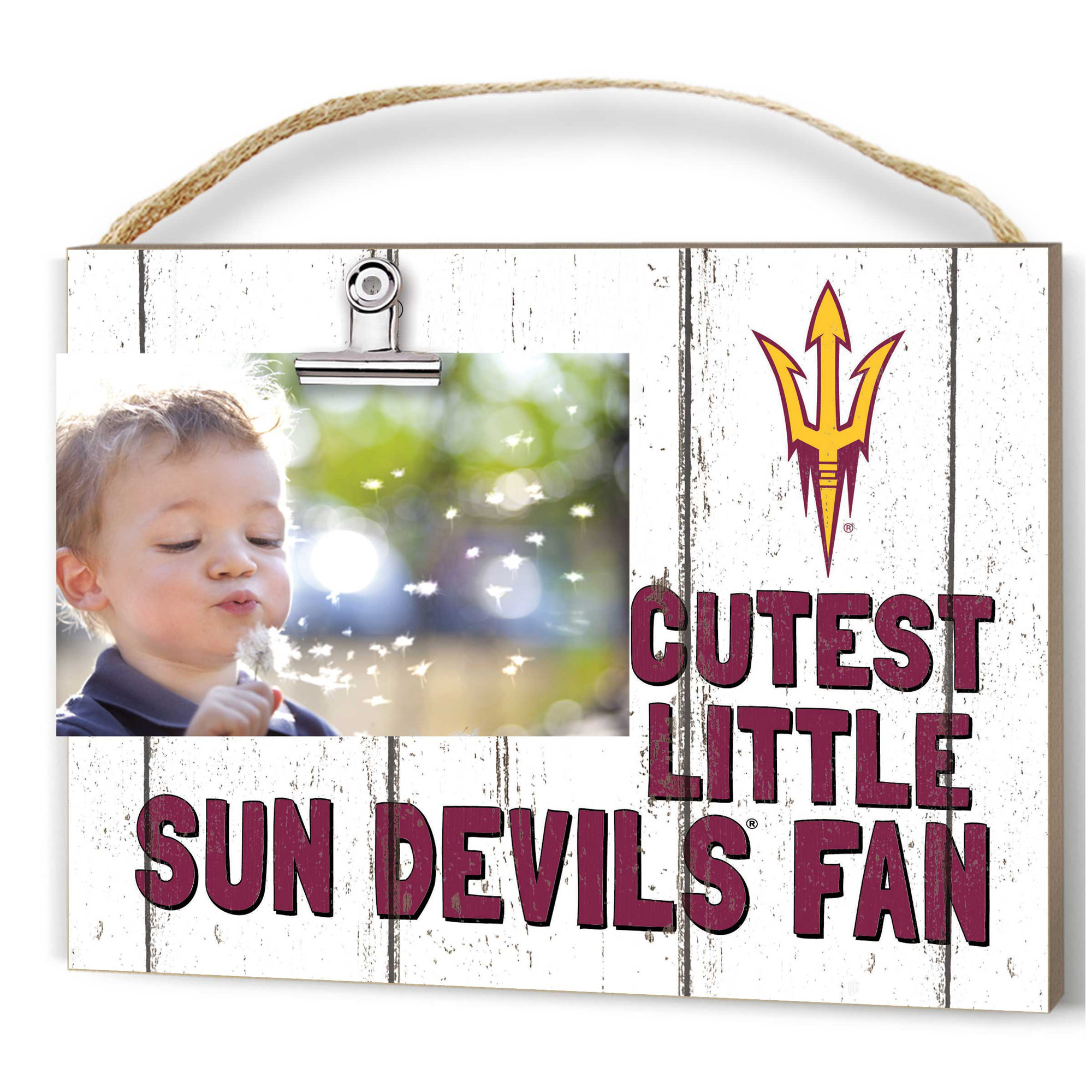 Arizona State Sun Devils 8'' x 10'' Cutest Little Weathered Logo Clip Photo Frame