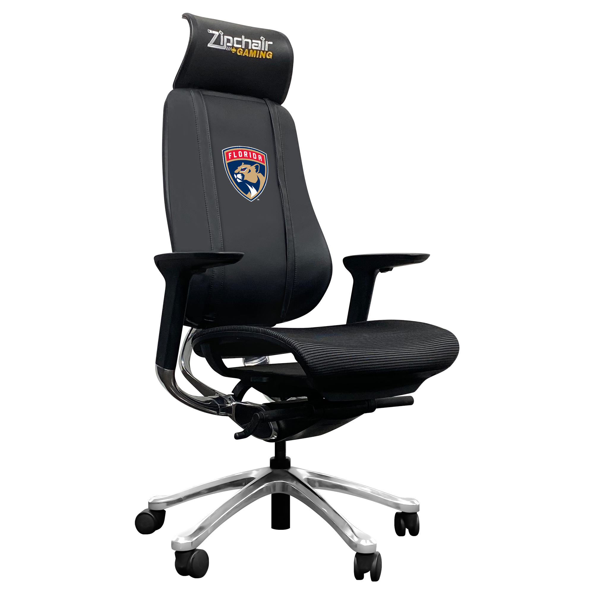 Black Florida Panthers PhantomX Gaming Chair