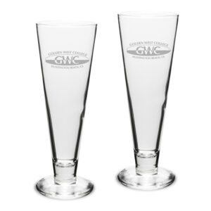 Golden West College 16oz. 2-Piece Classic Beer Pilsner Set
