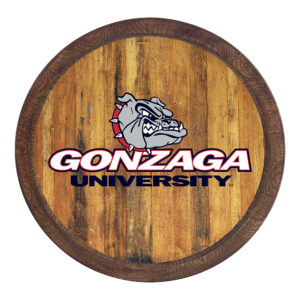 Brown Gonzaga Bulldogs 20'' Branded Barrel Top Wall Sign