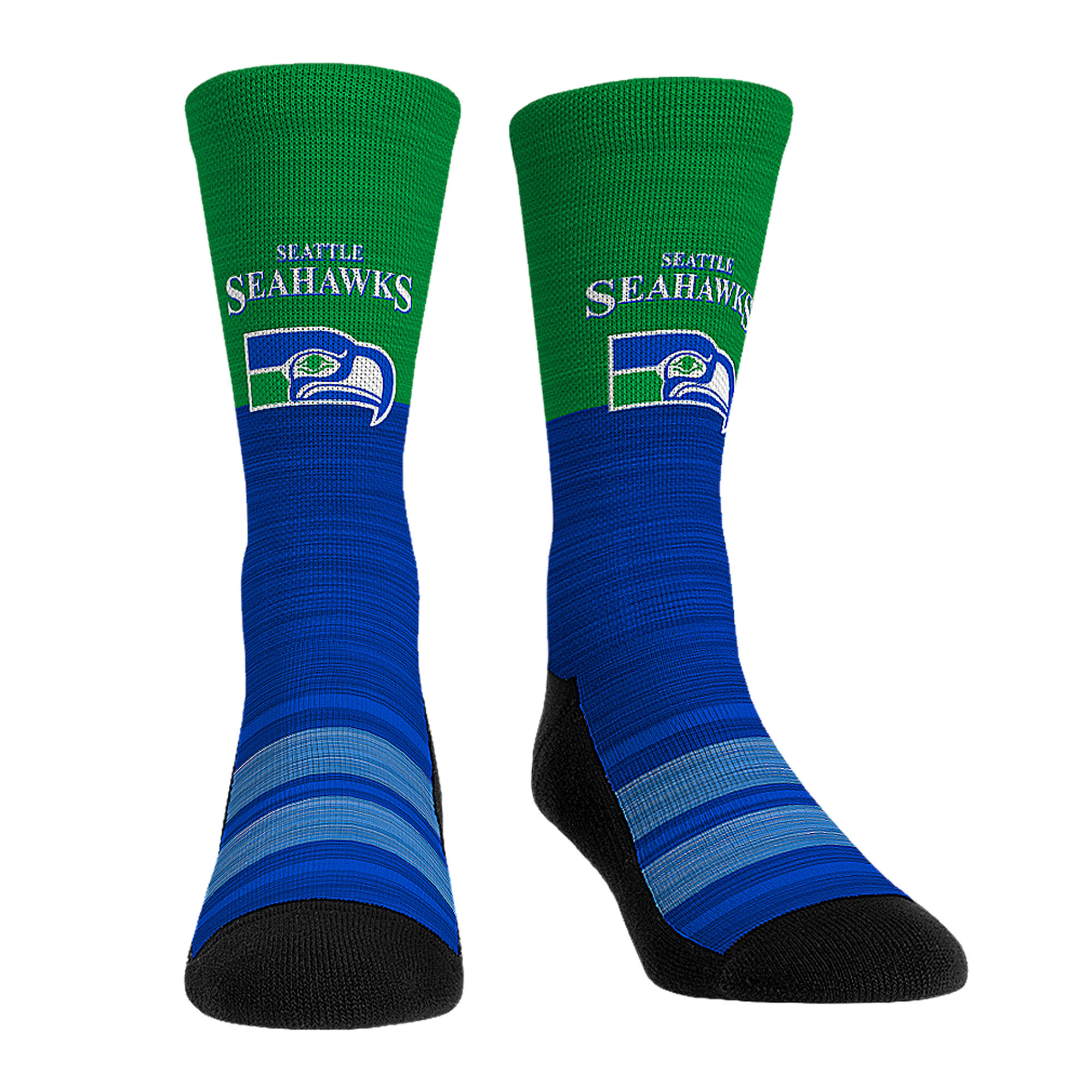 Youth Rock Em Socks Seattle Seahawks Throwback Three-Pack Crew Sock Set - Image 8