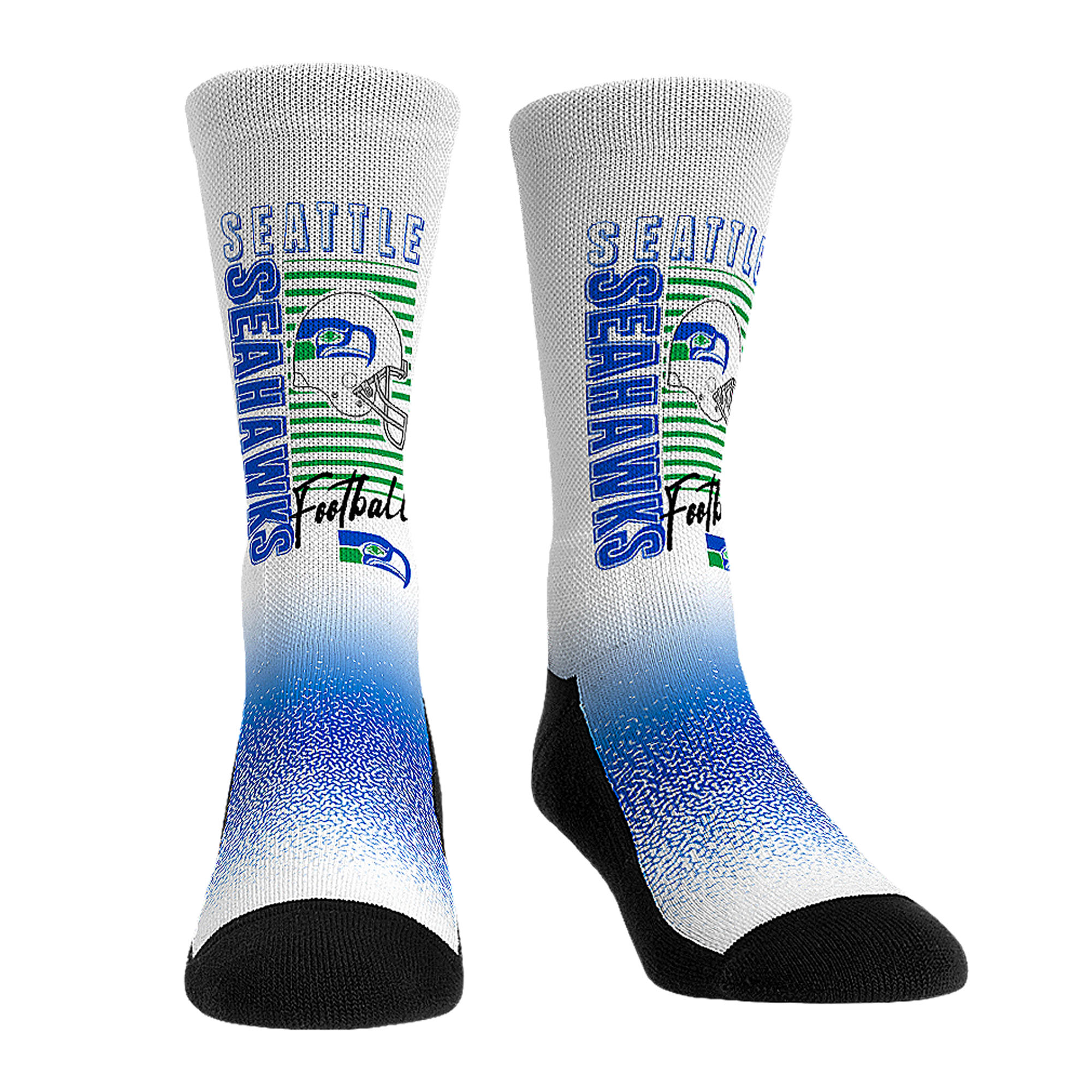 Youth Rock Em Socks Seattle Seahawks Throwback Three-Pack Crew Sock Set - Image 6