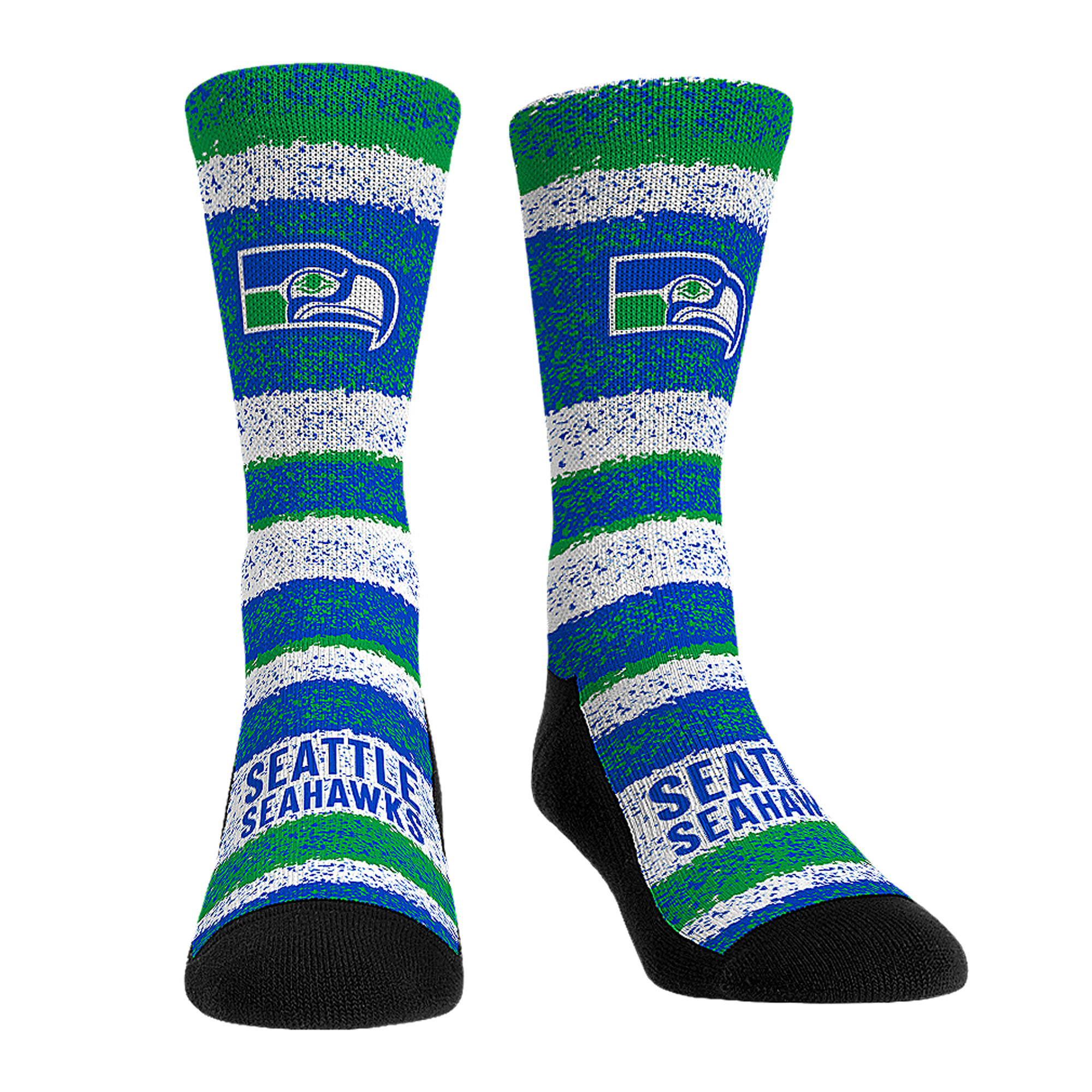 Youth Rock Em Socks Seattle Seahawks Throwback Three-Pack Crew Sock Set - Image 7