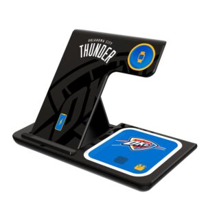 Keyscaper Oklahoma City Thunder 3-In-1 Wireless Charger