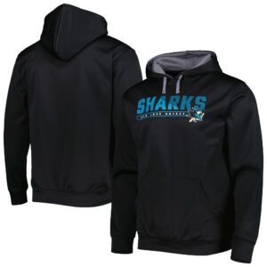 Men's Black San Jose Sharks HD Pullover Hoodie