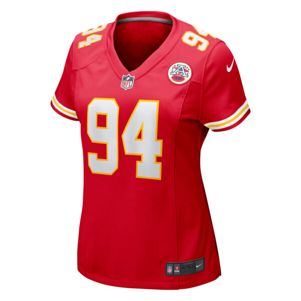 Women's Nike Malik Herring Red Kansas City Chiefs Team Game Player Jersey - Image 7