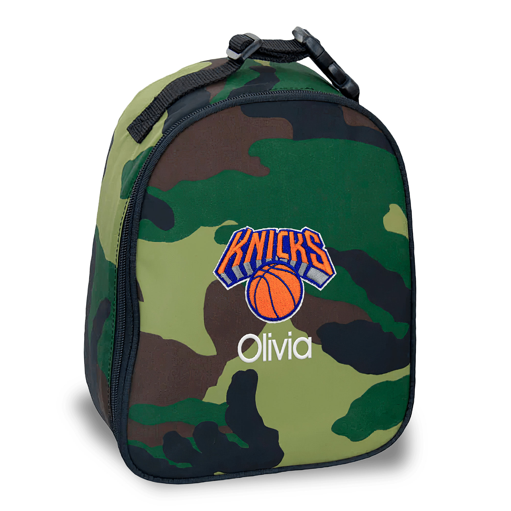New York Knicks Personalized Camouflage Insulated Bag