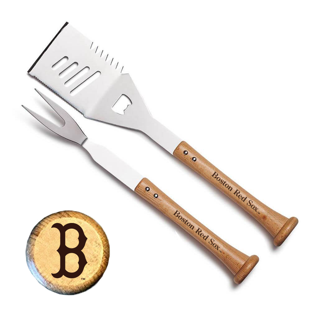 Baseball BBQ Boston Red Sox Turn Two Combo Set