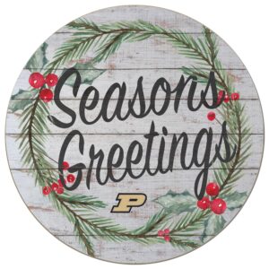 Purdue Boilermakers 20'' x 20'' Season's Greetings Circle