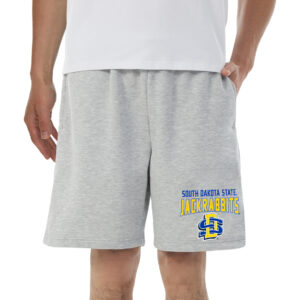 Men's Concepts Sport Gray South Dakota State Jackrabbits Baritone Fleece Shorts