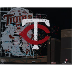 Minnesota Twins 16" x 20" Photo Print - Designed and Signed by Artist Maz Adams - Limited Edition of 25