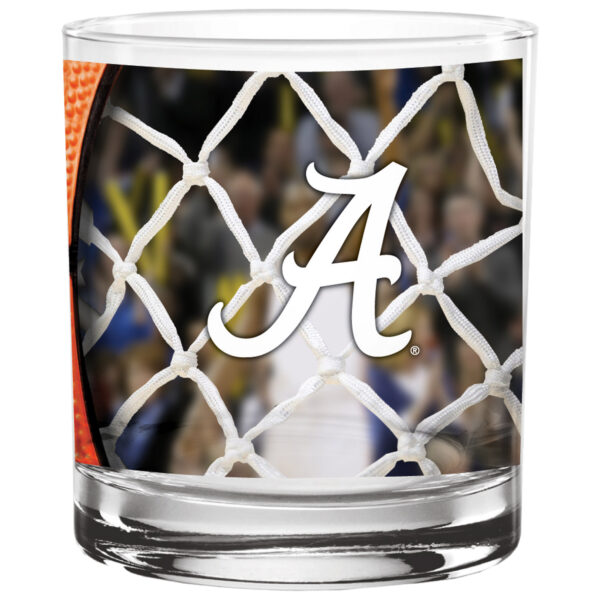 Alabama Crimson Tide 14oz. Basketball Glass - Image 5