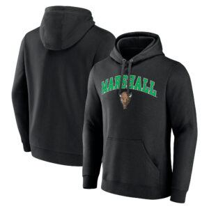 Men's Black Marshall Thundering Herd Campus Pullover Hoodie