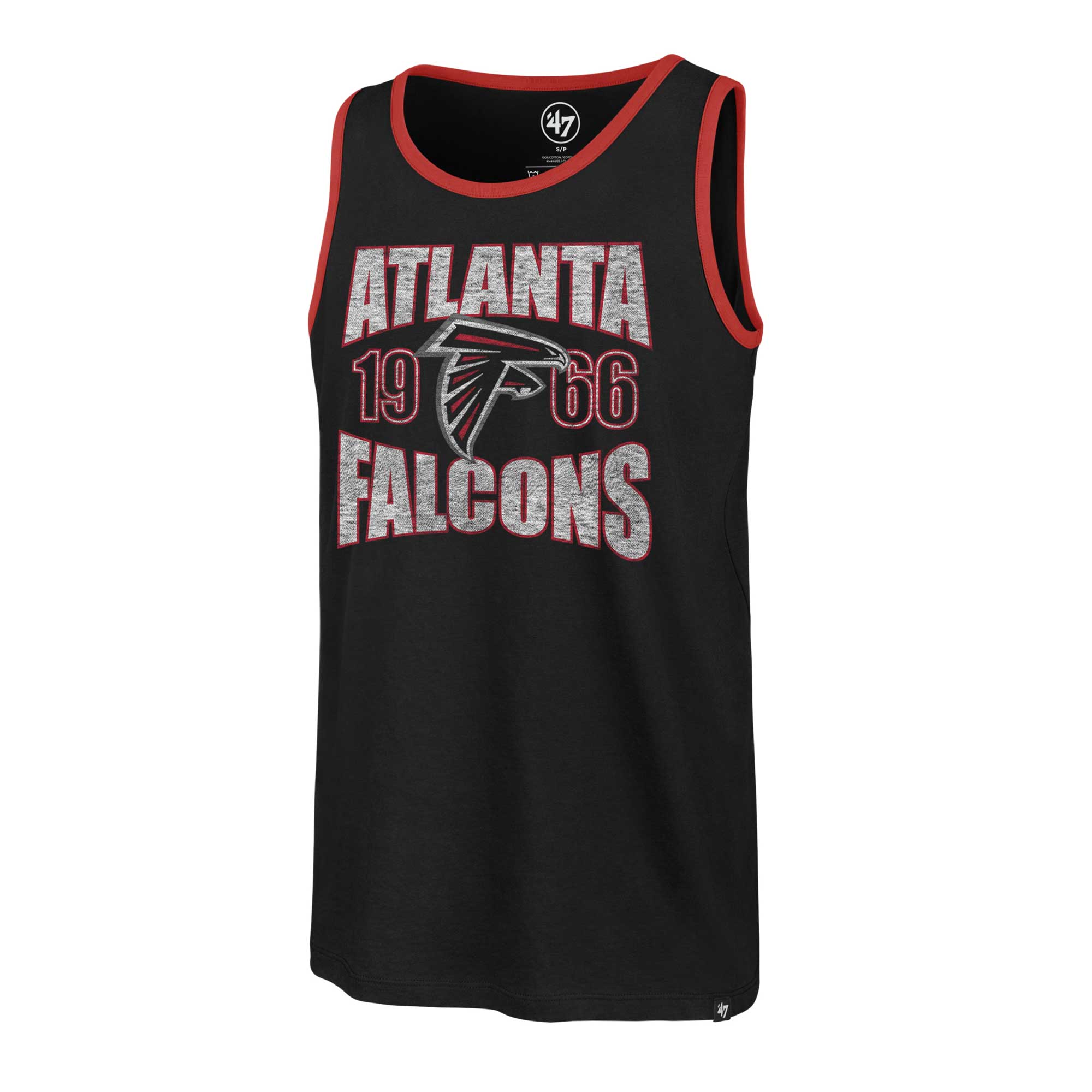 Men's '47 Black Atlanta Falcons Upload Franklin Tank Top - Image 3