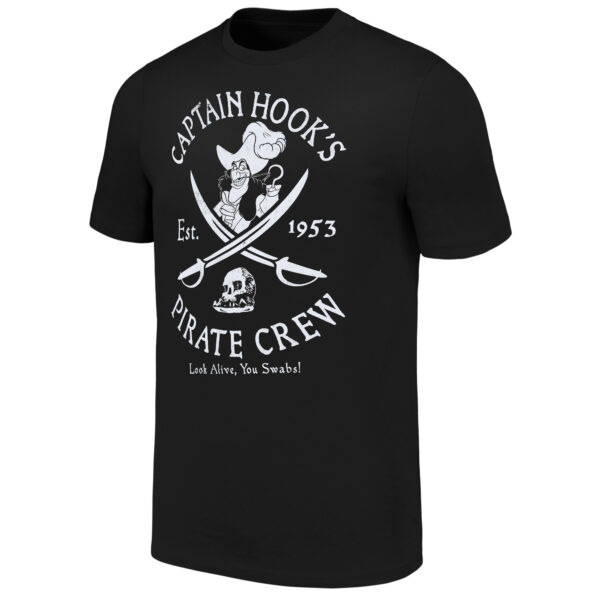 Unisex Black Peter Pan Salty Crew T-Shirt - Image 6