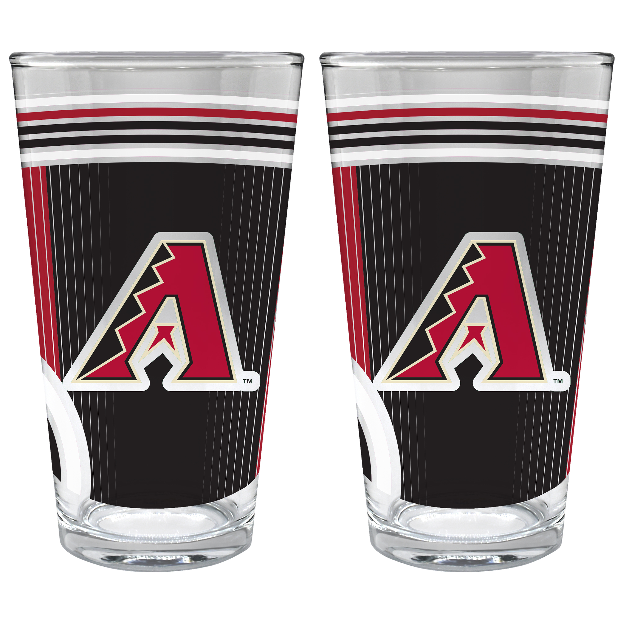 Arizona Diamondbacks Two-Piece 16oz. Pint Glass Set