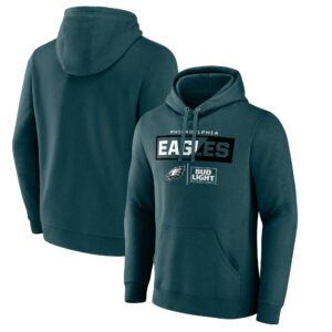 Men's Green Philadelphia Eagles NFL x Bud Light Pullover Hoodie