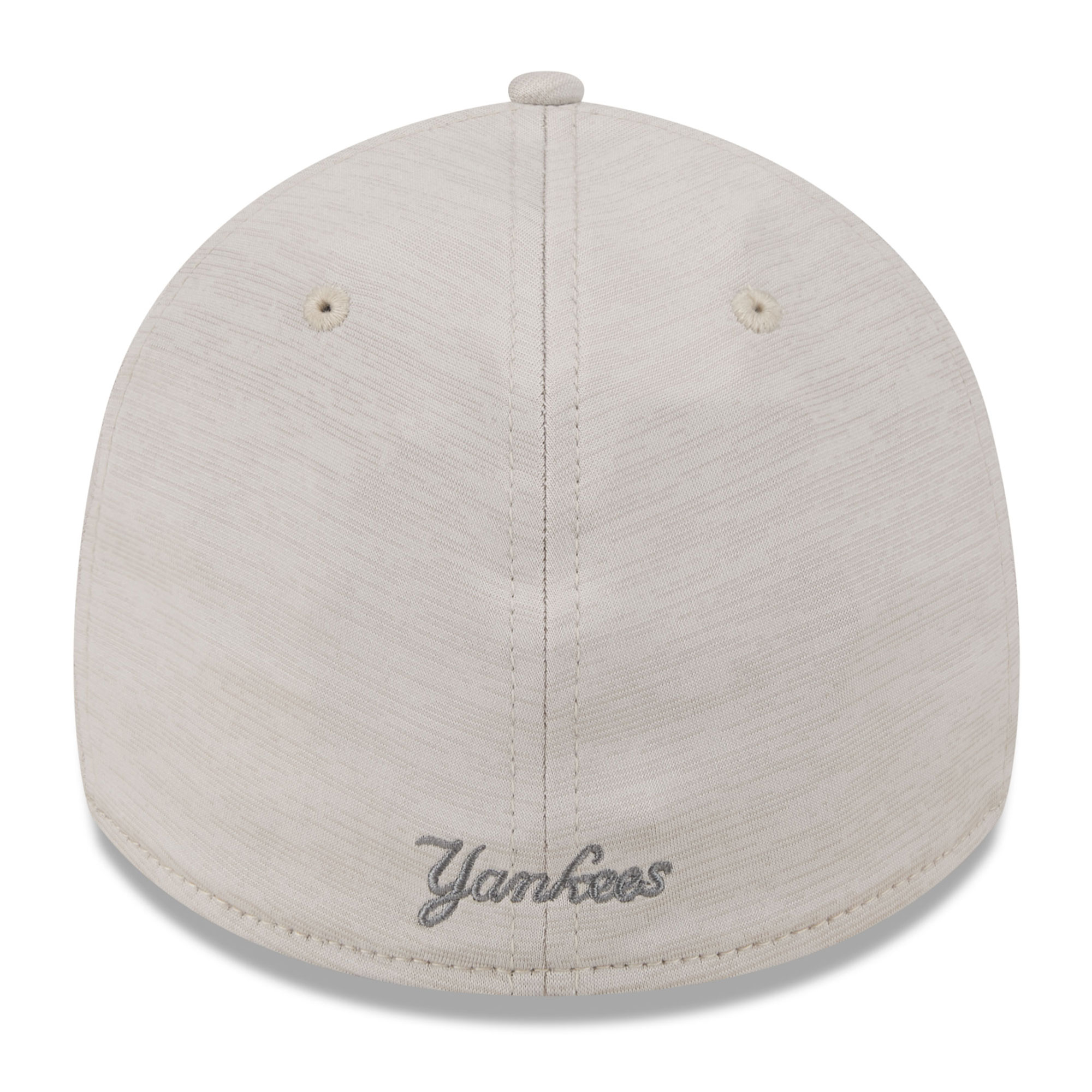 Men's New Era Cream New York Yankees 2024 Clubhouse 39THIRTY Flex Fit Hat - Image 10