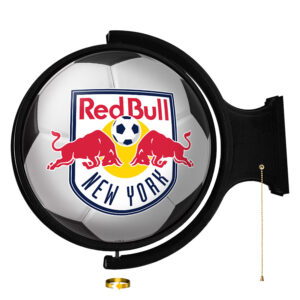 New York Red Bulls 21'' x 23'' Rotating Lighted Soccer Ball Wall Sign