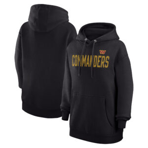Women's G-III 4Her by Carl Banks  Black Washington Commanders Dot Print Pullover Hoodie