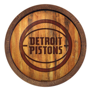 Detroit Pistons 20.25'' Faux Barrel Top Sign