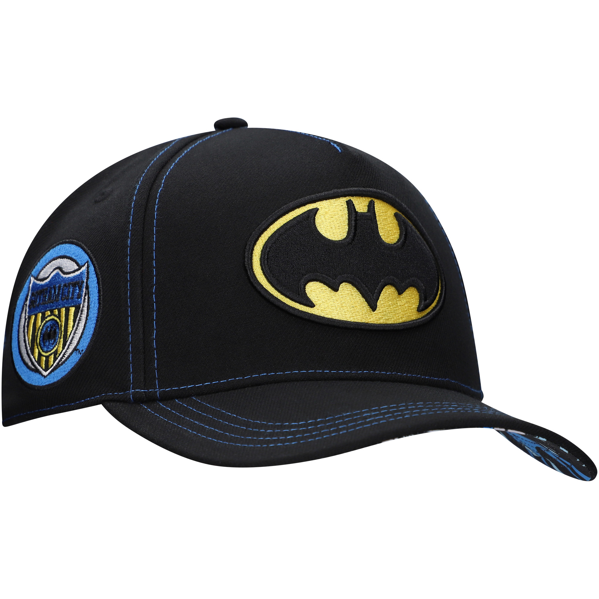 Men's Black Batman A-Frame Adjustable Hat - Image 2