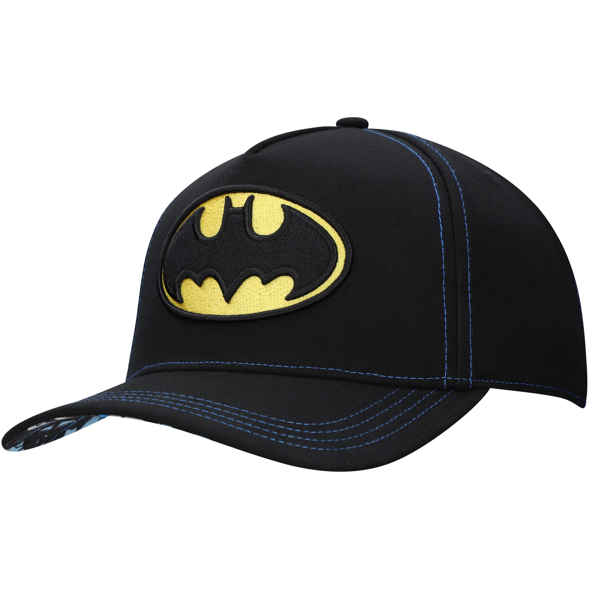 Men's Black Batman A-Frame Adjustable Hat - Image 4