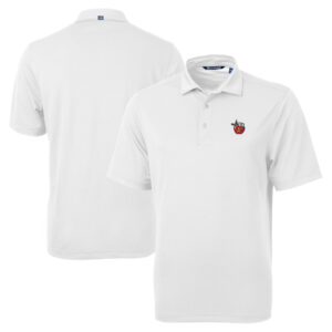 Men's Cutter & Buck White Fort Wayne TinCaps Big & Tall Virtue Eco Pique Recycled Polo