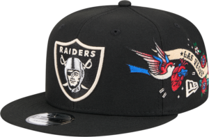 Men's New Era Black Las Vegas Raiders City Art 9FIFTY Snapback Hat