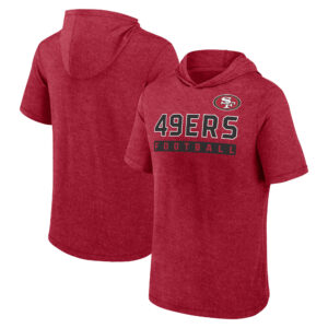 Men's Fanatics Scarlet San Francisco 49ers Big & Tall Hoodie T-Shirt